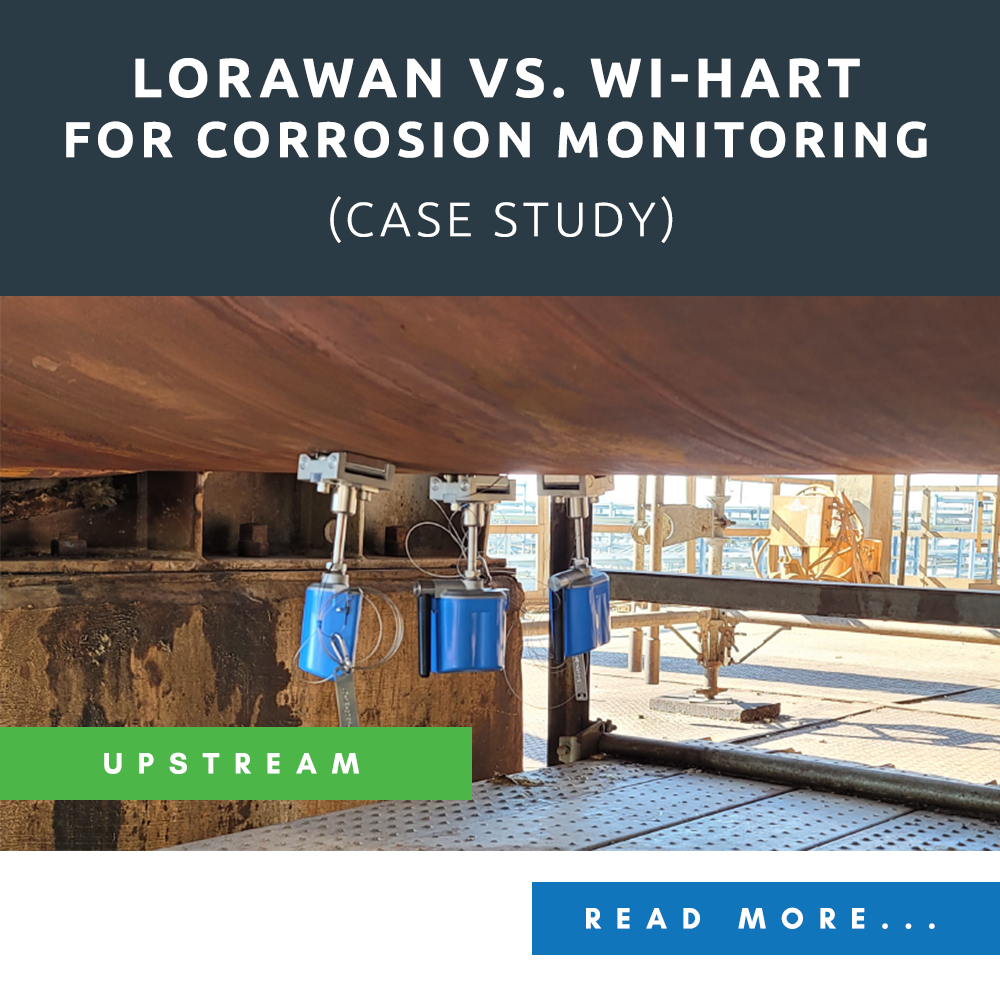LoRa vs Wi-HART for Corrosion Monitoring Case Study